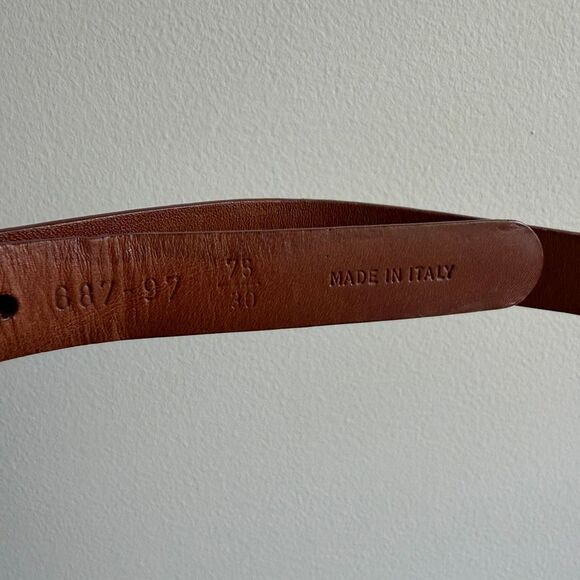 Bally Women’s Genuine Alligator Leather Skinny Belt 75 main image 6